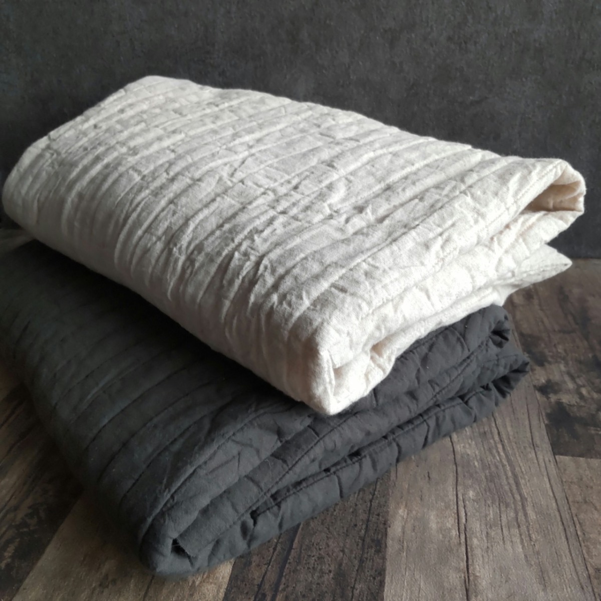 【 BLG91030  】Antique Kotohira Wash Straight line quilting  琴平炊き ストレートラインキルト